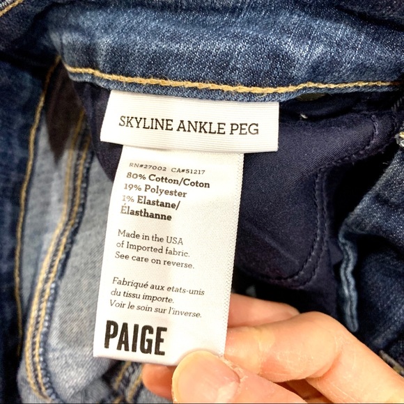 PAIGE Skyline Ankle Peg Jeans (size: 26) - Picture 12 of 12